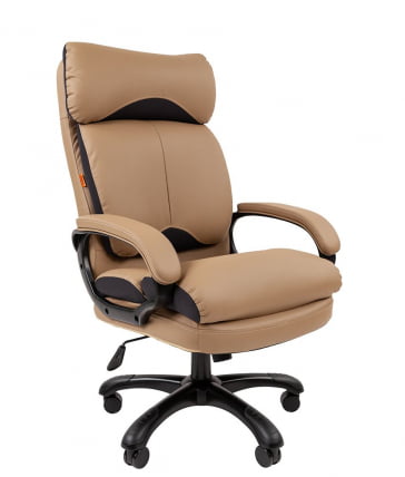 Кресло руководителя CХАИРМАН 505 НЕВ экокожа Бежевый / CHAIRMAN NEW_0