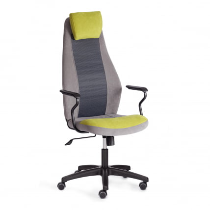 Кресло АВИАТОР флок, ткань , коричневый/бежевый/серый, 6/7/В-12 / AVIATOR 6/7/W-12_0