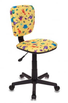 Кресло детское Бюрократ CХ-204НКС/ДИНО-Й желтый динозаврики / CH-204NX/DINO-Y_0