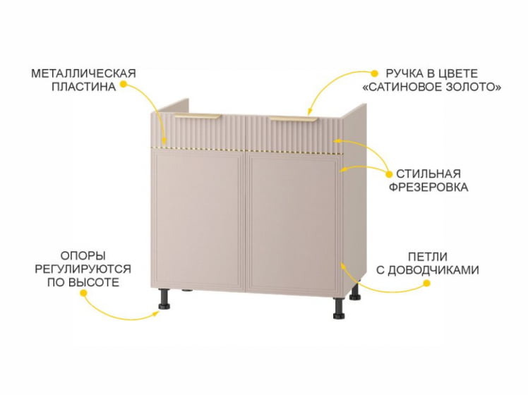 Напольный шкаф под мойку Флоренция 107.51_3