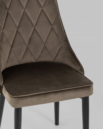 Стул Версаль велюр Капучино_7