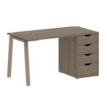 Стол письменный ХОМЕ ОФФИCЕ ВР.СП-3-138.4.А Вяз Благородный/Мокко металл / HOME OFFICE VR.SP-3-138.4.A_0