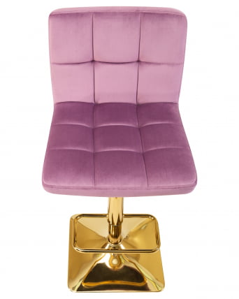 Стул барный ДОБРИН ГОЛДИЕ Пудрово-сиреневый велюр МДЖ9-52 / DOBRIN GOLDIE MJ9-52_6