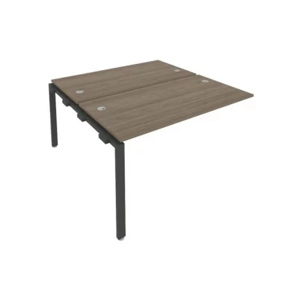 Проходной наборный элемент рабочей станции Метал Сйстем Б.ПРС-СП-2.3 Вяз/Антрацит / Metal System_0