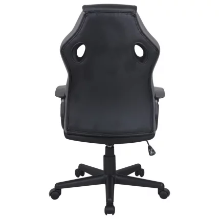 Кресло компьютерное БРАБИКС Фигхтер ГМ-008 экокожа Черное/серое / BRABIX Fighter GM-008_4