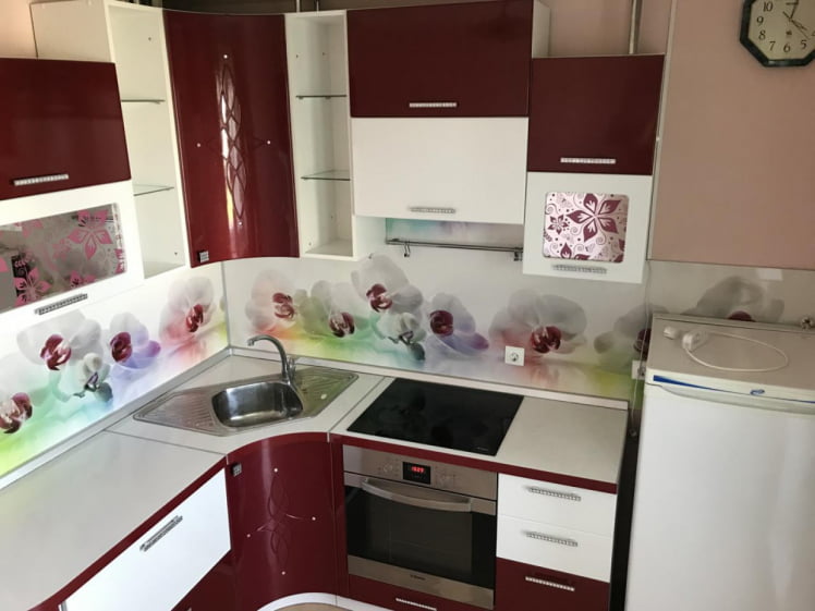 Глянцевый фартук (КОМПОЗИТ) КМ 229 / KM_4