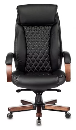 Кресло руководителя Бюрократ Т-9924ВАЛНУТ/CХОК / T-9924WALNUT/CHOK_1