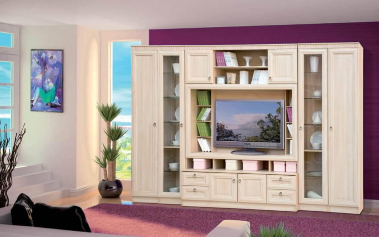 Шкаф для посуды Инна 602  Денвер светлый_3