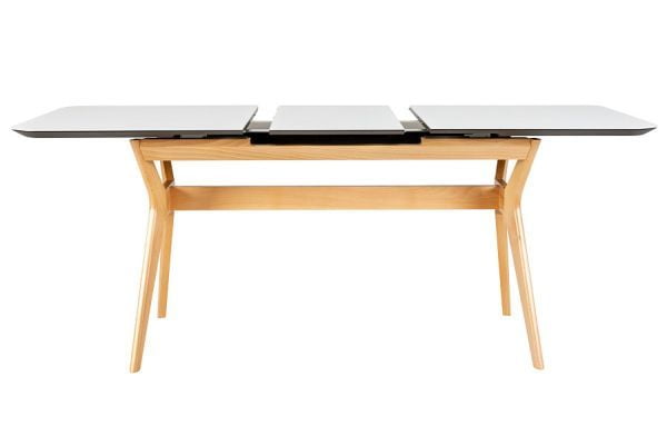 Стол раскл. Нарвик Гласс 120-150 Аутоматиc Натур/Лигхт матте гласс / Glass Automatic Natur/Light matte glass_12