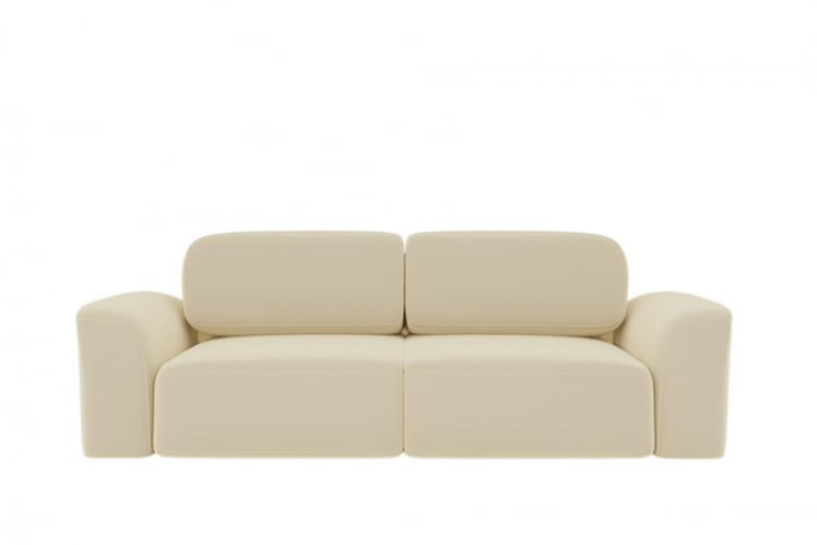 Диван прямой Сольхейм (Берхоусе) Цвет фасада: Левис 02 велюр; Тип: Прямой; Материал фасада: Металл/Велюр / (Berhouse)_0