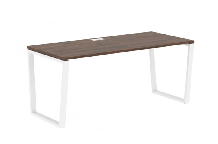 Стол письменный ЕДИС ЕВСТ 1780 Дуб Денвер темный Белый / EDIS EVST_0