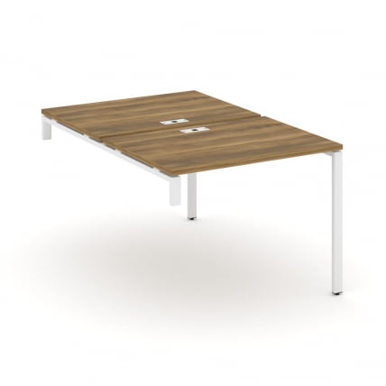 Двойной стол-надставка на опорную тумбу CОНCЕПТ CН.ДСН-001 Сандал Янтарный Белый / CONCEPT CN.DSN-001_0