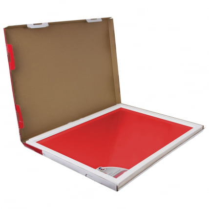 Доска магнитно-маркерная стеклянная БРАУБЕРГ 60х90 см Красная / BRAUBERG_8