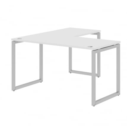 Стол угловой правый КСТЕН-К КСКCТ 1415 Р Белый Алюминий / XTEN-Q XQCT R_0