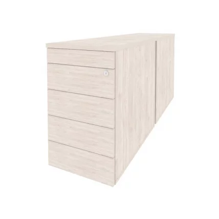 Тумба двойная приставная / опорная (ТИП-ОН) ОНИКС О.ТПО-2.8 ТИП Денвер Светлый / (TIP-ON) ONIX O.TPO-2.8 TIP_0