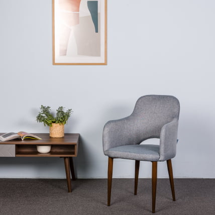 Стул с подлокотниками Ледгер Сканди Грей Торех / Ledger_5