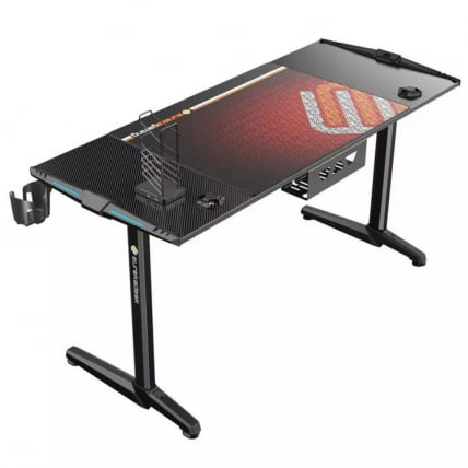 Стол для компьютера (для геймеров) ЕУРЕКА ГИП 55 Блаcк / EUREKA GIP Black_1
