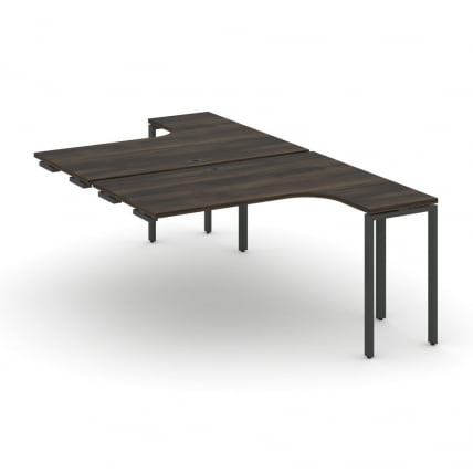 Рабочая станция-приставка к опорным тумбам CОНCЕПТ CН.ДСАПР-001 Дуб Мали Черный / CONCEPT CN.DSAPR-001_0