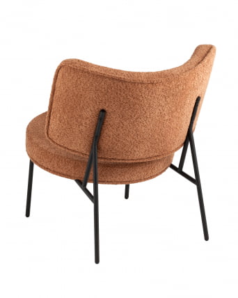 Кресло Дистриcт Лоунге букле Терракотовый / District Lounge_4