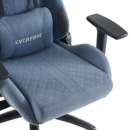 Кресло геймерское Еверпроф Гхост Ткань Синий / Everprof Ghost_12