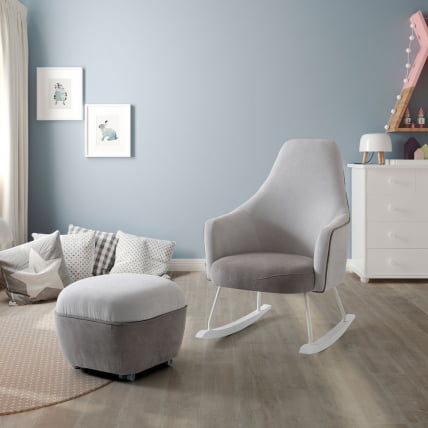 Кресло-качалка Микуна (Микуна) Винг/Моом ватервоод текстиль беиге/бровн / Micuna Wing/Moom waterwood beige/brown_2