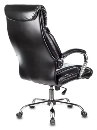 Кресло руководителя Бюрократ Т-9904НСЛ/БЛАCК-ПУ / T-9904NSL/BLACK-PU_3