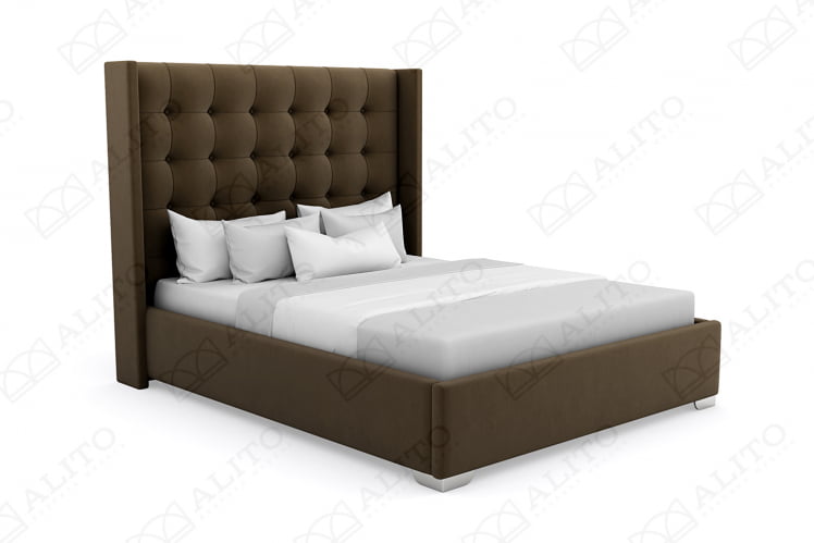 Кровать Милано 140кс200 велюр Севен 115 / Milano 140x200 Seven_8