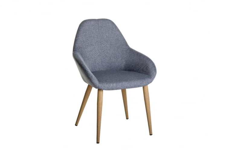 Стул Кент Сер/Натуральный Дуб / Kent_0