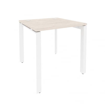 Стол рабочий на П-образном м/к ОНИКС О.МП-СП-0.8 Денвер Светлый/Белый / ONIX O.MP-SP-0.8_0