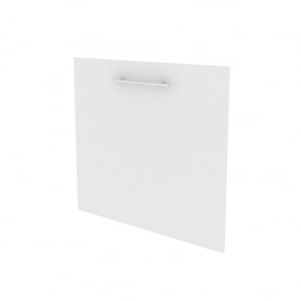 Фасад тумбы низкий - левый ФИТ МН-ФТН (Л) Белый / FIT MN-FTN (L)_0