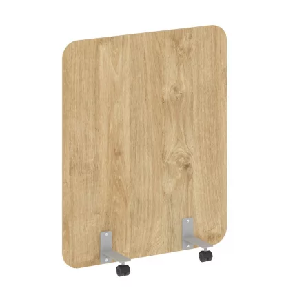 Перегородка на металлических опорах, на роликах Р-лине  ДП.Р-100-120 Тиквуд Светлый / R-line DP.R-100-120_0