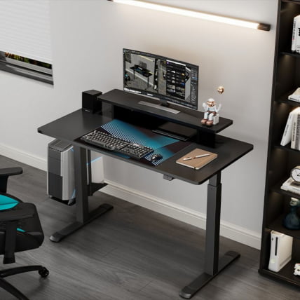 Стол для для компьютера c электрической регулировкой по высоте ЕУРЕКА ЕРК-СМ47-Б / c EUREKA ERK-SM47-B_8