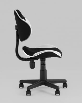 Стул офисный КЗЙ Черно-белый / QZY_2