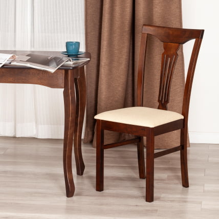 Стул Гермес/ Хермес дерево гевея, 43х49х94см, Каппучино , ткань бежевая (С178-4) / Hermes Cappuchino (S178-4)_7