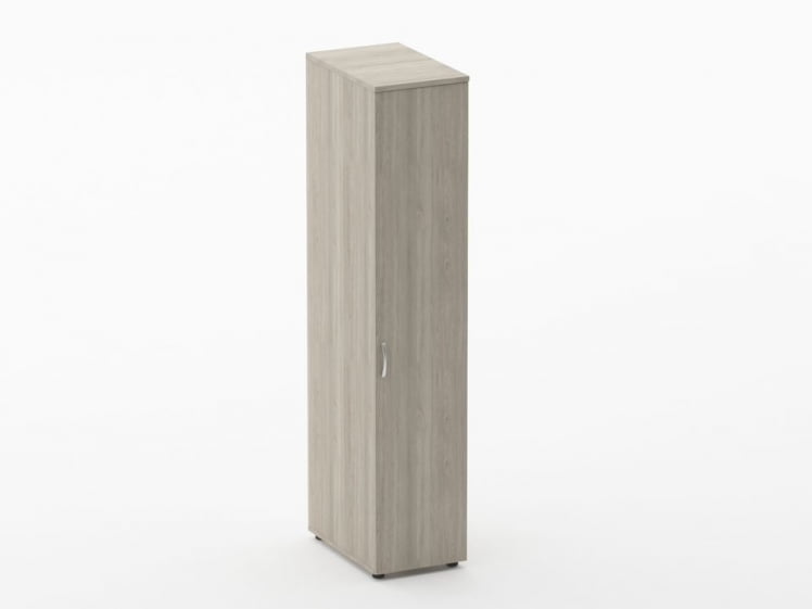 Шкаф для одежды узкий Глассй 6.19.30Пр Дуб сантана светлый / Glassy_0