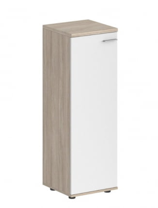 Шкаф средний левый Сигма СГ.804.ОЛ.ВХ.Л Дуб светлый Белый / Sigma SG.804.OL.WH.L_0