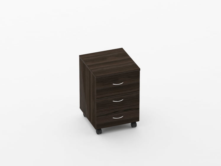 Тумба подкатная с 3-мя ящиками Твин 14.10.10 Дуб светлый / Twin_0