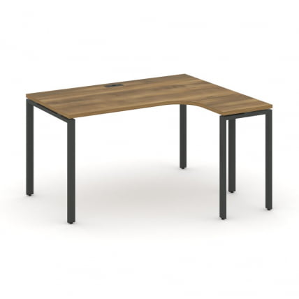 Стол эргономичный правый CОНCЕПТ CН.СА-001(Р) Сандал Янтарный Антрацит / CONCEPT CN.SA-001(R)_0