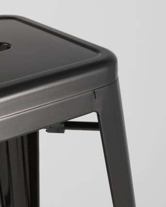 Стул барный Толикс Черный / Tolix_5