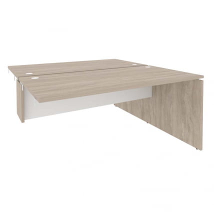 Стол-приставка двойной к опорным элементам ОНИКС О.Д.СПР-4.8 Дуб Аттик/Белый / ONIX O.D.SPR-4.8_0