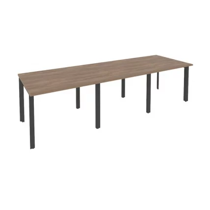 Стол переговорный (3 столешницы) ОНИКС О.МП-ПРГ-3.1 Дуб Аризона/Антрацит / ONIX O.MP-PRG-3.1_0