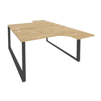 Рабочая станция на О-образном м/к ОНИКС О.МО-Д.СА-3 Тиквуд Светлый/Антрацит / ONIX O.MO-D.SA-3_0