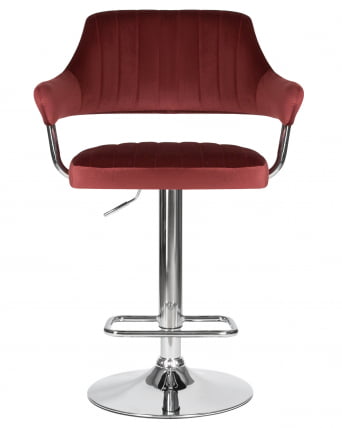 Стул барный ДОБРИН CХАРЛЙ Винный велюр МДЖ9-35 / DOBRIN CHARLY MJ9-35_5
