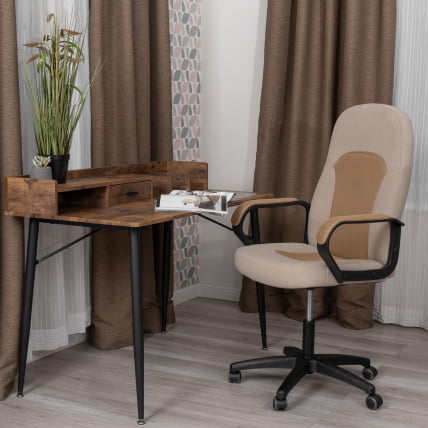 Кресло ПАРМА (22) велюр/ткань, бежевый/бронза, 7/ТВ-21 / PARMA 7/TW-21_12