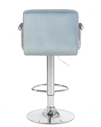 Стул барный ДОБРИН КРУГЕР АРМ (пудрово-голубой велюр (МДЖ9-74)) 2 шт / DOBRIN KRUGER ARM (MJ9-74))_4