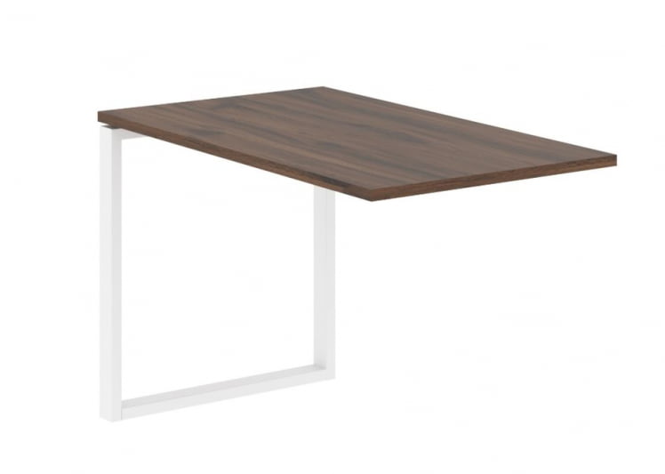 Брифинг-приставка ЕДИС ЕКБ 1167 Дуб Денвер темный Белый / EDIS EQB_0