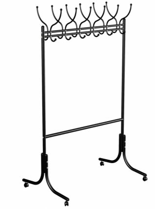 Вешалка напольная на колесах М 11 Чёрный_0