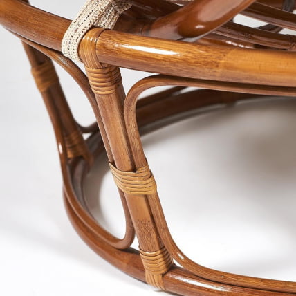 Кресло ПАПАСАН 23/01 В /с подушкой/ диаметр подушки 129 см, 115х101х104 см, Пекан (орех), ткань Старт / PAPASAN W Pecan_9