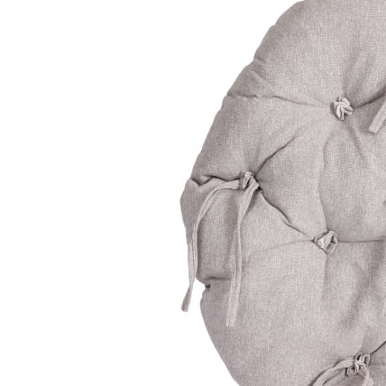 Кресло CЛОУДЕ рогожка/металл, 97х98х90-96см, серо-бежевый, 3М 16/2 / CLOUDE 3M_9