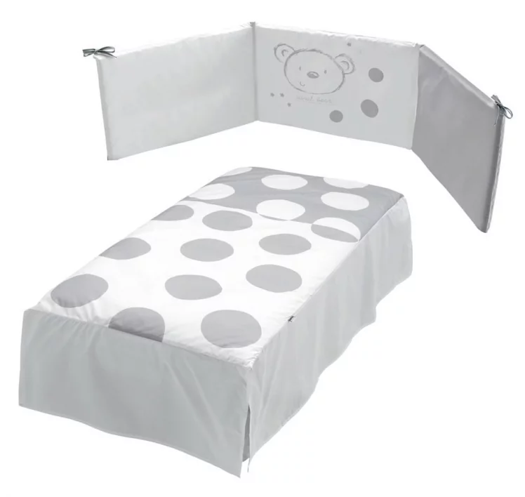 Набор Микуна Свеет Беар покрывало+борт 120кс60 ТКС-700 / Micuna Sweet Bear 120x60 TX-700_0